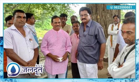 political-leader-kishore-shitole-with-other-political-leaders-at-bidkin-aurangabad